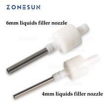 식품교반충진기 ZONESUN GFK-160 디지털 충전기 용 소형 노즐, 02 4mm 1pc
