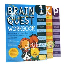 [힐링책방] 국내 1일 발송 브레인 퀘스트 워크북 3종 Brain Quest Workbook P K I 레벨 3권, 3권 세트