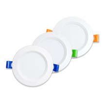 LED 다운라이트 매입등 3인치 7W, 주백색, 1개