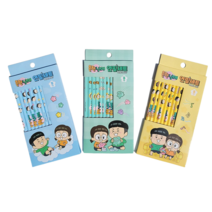 흔한남매 연필 8p, 랜덤 발송, 6개