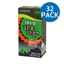 아침든든 베지밀 검은콩 참깨 두유 190ml (30+2팩) 단백질 검은콩두유 다이어트두유 달지않은두유 소이밀크 검은콩물 유아간식 아기간식 어린이간식 건강간식 아침대용 식사대용, 본상품