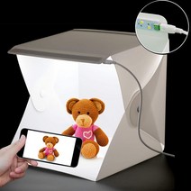 사진 조명 상자 라이트 스튜디오 휴대용 용 softbox 접이식 led 큐브 촬영 제품 촬영 텐트 softbox 키트 램프, 팩백 2