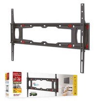 Barkan TV 벽 마운트 73.7~190.5cm(29~75인치) 고정 건식 벽체 스터드 없음 드릴 없음 플랫 / 곡선형 스크린 브래킷 최대 43.1kg(95파운드)까지, Max TV Size - 60 _Tilt