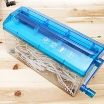 파세기 문서파쇄 A4사각문서세단기, 아쿠아블루
