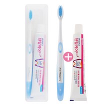 부광 안티프라그 휴대용세트 칫솔+치약50g /여행용, 1