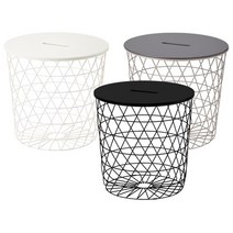 이케아 KVISTBRO 수납바구니 겸 사이드테이블, 화이트