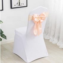 곡목 의자 라탄 체어 색 스판덱스 새시 웨딩 새시 라이크라 스트레치 밴드 나비 넥타이, 샴페인