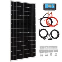 태양광패널 접이식 400w 600w 전지 패널 알루미늄 프레임 키트 완전한 21.5V 150w 시스템 홈 자동차 캠핑 R, 02 150W Kit