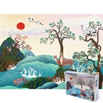 퍼즐피플 동양화 직소퍼즐 모음, 십장생 500피스, 퍼즐유액 포함, 500p