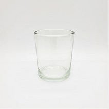 제이앤메이드 캔들용기 투명 원형, 90ml