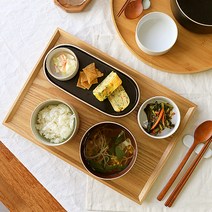 가연 도자기 1인 혼밥 그릇세트 한식 홈 세트, A-5. 한식 S-전체 옥색색상