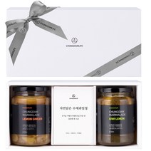 청담라이프 청담 자연담은 과일청 2종 선물세트, 1set, 레몬청+배도라지대추청