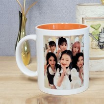 아이브굿즈 포토머그컵제작, 블루, 양면인쇄, 1개