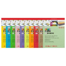 두성 OA 팬시 페이퍼 사무용 친환경 색지 색 복사용지 A4 80g 25매, P43/연청색