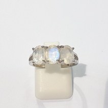 블루케이 [블루케이] 문스톤 원석 반지 210809-16 6월탄생석