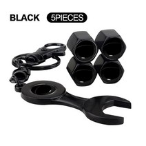 타이어 밸브캡 5s 자동차 밸브 캡 렌치 휠 부품 수리 도구 BMW 미니 쿠퍼 R56 F55 R53 R50 F56 R60 Country, 01 Black_15 For Mitsubishi