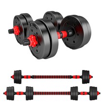 빼다 무게조절 덤벨 바벨 세트, 10kg 케틀벨손잡이없음, 1세트