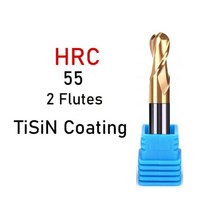 XUHAN 볼 코 엔드 밀 텅스텐 카바이드 커터 CNC 라우터 비트 밀링 공구 R0.5 6mm 8mm 10mm HRC50 55 65 2 4 플루트, CHINA, R3X6DX50L, HRC55-2F + 5PCS