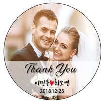 디자인요나 (당일출고 4+1)웨딩 포토 사진 스티커 결혼 답례 청첩장 포토전용고광택아트지 63.7mm_12개, 12개입, 웨딩포토_61