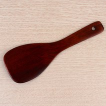 [힘찬쇼핑]옻칠 주걱 볶음기 옻칠주걱 주걱 나무주걱 옻칠 조리도구 나무수저 볶음스푼, 1개