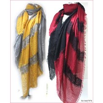 투톤고급스카프. 동대문.남대문에서 백화점 5개 세트