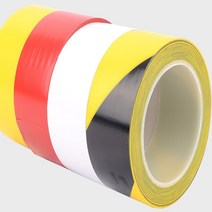 HY 안전표시 테이프 PVC 바닥라인용 테이트 바닥라인테이프 안전테이프, (흰색)