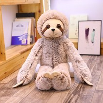 50cm/70cm 인기 동물 크리에이티브 나무 늘보 플러시 인형 귀여운 플러시 부드러운 인형 카와이 어린이 장난감 소녀를 위한 생일 크리스마스 선물, 70cm