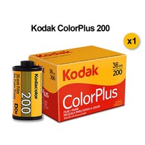 kodak 인화지 colorplus 200 36 Exposure 35mm 12356 롤 m35 m38, 1롤