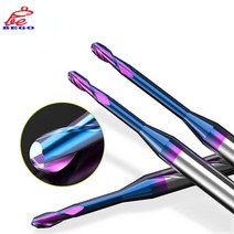 목공기계 공구 재단기 밀링 머신 HRC65 엑스트라 롱 볼 노즈 엔드 밀 1 개 2 플루트 목공 도구 CNC 마무리, 01 HRC65_02 R0.15x4x4x50mm