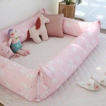 [아망떼] 스윗레빗 순면 범퍼쿠션4개세트(저데니아 항균솜세트), 색상:4개세트