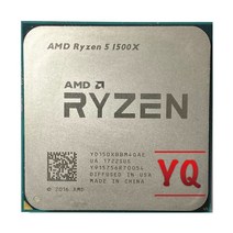 CPU AMDRyzen 5 1500X 3.5 GHz 쿼드코어 8 코어 CPU 프로세서 L3 16M 65W YD150XBBM4GAE 소켓 AM4 라이젠, 한개옵션0