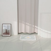 욕실 주방 데이지 발매트 극세사 꽃무늬 러그 쏠리또, 16.밤부 그린 L(50x80cm)