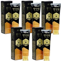 죽염 명약원 골든 프로폴리스 치약 120g, 5개