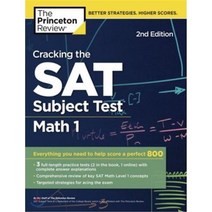 Cracking the SAT Subject Test in Math 1 2nd Edition: Everything You Need to Help Score a Perfect 800 Paperback, Princeton Review
