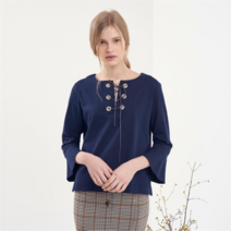 벰버 벰버 EYELET POINT BELL SLEEVE T-SHIRTS (1678835)