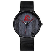 LI Reloj hombre Mens 패션 울트라 씬 미니멀리스트 시계 남성 비즈니스 스테인레스 스틸 메쉬 벨트 쿼츠 relogio masculino C