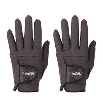 자마골프 e 기능성 남성용 골프장갑 왼손착용 오른손잡이용 2p, 그레이