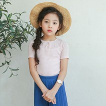 아이러브제이 [아이러브제이] 여름 이브닝 레이스 반팔 티 JRUTO32