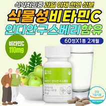 식물성 과일 야채 비타민C 천연 인디안구스베리 분말 40대 50대 중년 남성 여성 필수 영양제 부모님 엄마 아빠 건강 기능 식품 선물 식약처인증 원료 유산규 치커리 미강 추출물