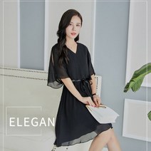 여름 여자원피스 쉬폰 스트랩 롱원피스 폴리혼방 4가지 사이즈