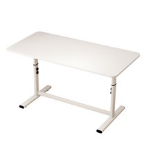 높이조절 서서일하는 스탠딩 책상 학교 회사 졸음방지, 화이트 60X120