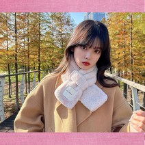 목돌이 목도리 미니 퍼액스패치머플러