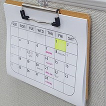 벽걸이형 게시물 고정 클립보드 A5 우드A5화일판 클리어화일 A5서류철 책철파일 파일클러치 문서파일 서류정리, 제품선택, 가로형