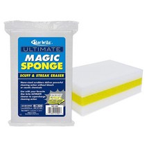 Star brite Ultimate Magic Sponge - 해양 등급 보트 스커프 지우개 2팩, 2-pack