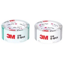 무거운 화물포장용 초강력 3M 덕테이프 보수 실내 수도 실링 강력접착 수리, 은색