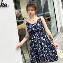 가바바 여성 원피스 옷이 꽃일까 내가 꽃일까 대답 잘해라 데일리 미디원피스 G35427