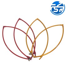 ZRZ 제로조구 두랄루민 프레임 수제경심망 바다뜰채 후레임, 50파이(골드)