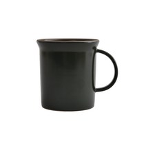 도자기 머그 카페 매장용 머그잔 커피 머그컵 400ml 업소용 라떼잔 심플 깔끔한 국산 머그잔, 웜우드
