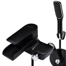 올리비아 본사 탑 블랙 샤워수전세트, 1개