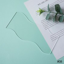대형아크릴판 두께 3mm 투명 아크릴 플레이트 ins 스타일 사진 소품 인생 사진 소품, 08, 08 08